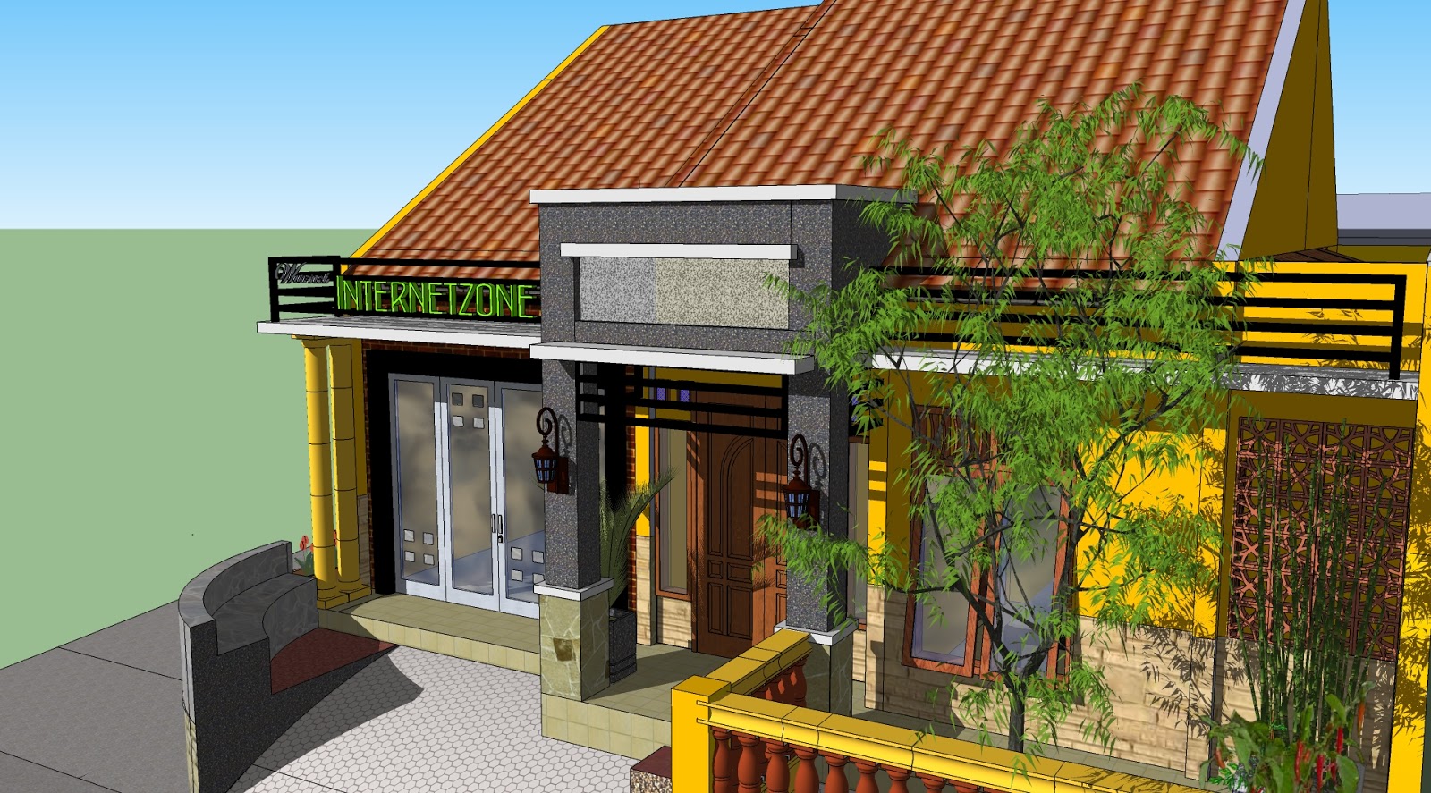 Cara Membuat Desain  Rumah Dengan Sketchup  3d Dekorhom