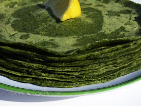 Spinach Wraps Palak Dosa