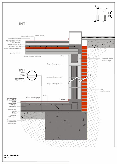 DETALLE SUBMURACION MURO SUBSUELO CONSTRUCCIONES CASTELLANO 1