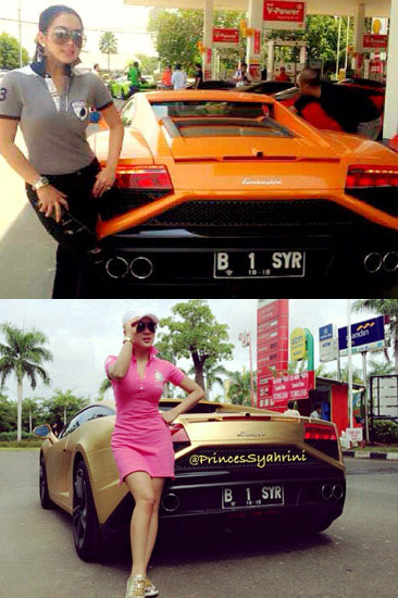 Syahrini lamborgini