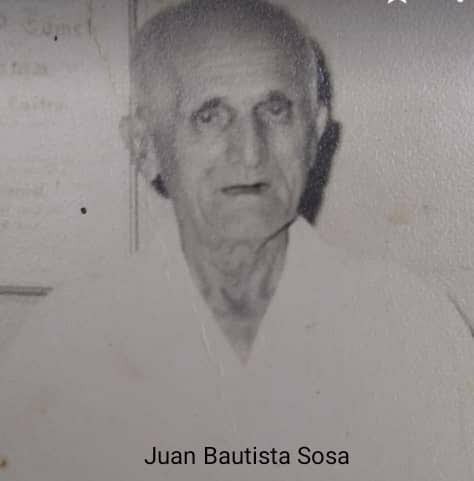 COLUMNA PERSONAJES Y VIVENCIA DE MI PUEBLO: Juan Bautista Sosa por Vladimir Hidalgo Loggiodice.