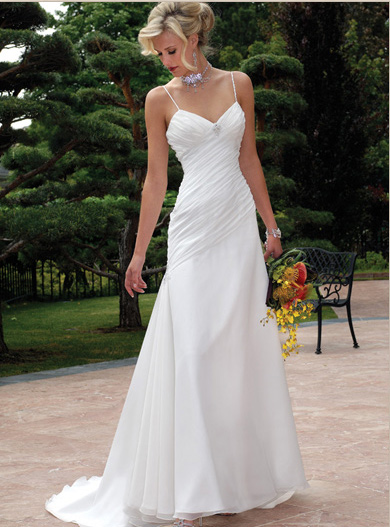 simple wedding dress