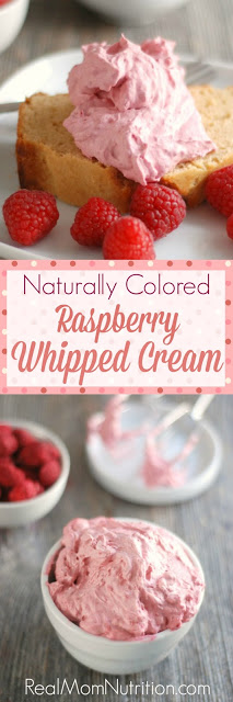 NATURALLY COLORED RASPBERRY WHIPPED CREAM