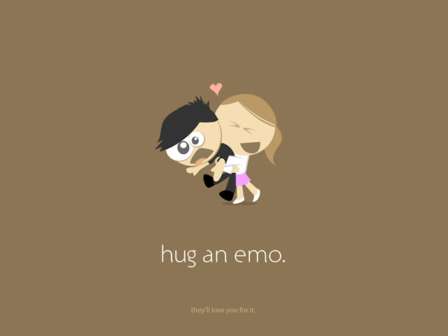 emo love kiss cartoon. Emo Cartoon Characters In Love