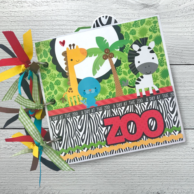A Day at the Zoo Scrapbook by Artsy Albums