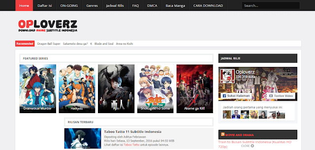 Situs Download Anime Terbaru