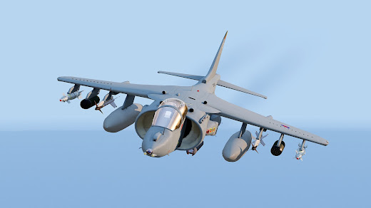 Arma3用のAV-8B Harrier II 攻撃機MOD
