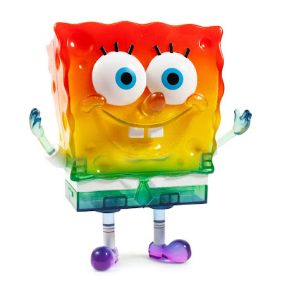 San Diego Comic-Con 2019 Exclusive SpongeBob 20th Anniversary 8” Vinyl Figure Rainbow Edition by Kidrobot