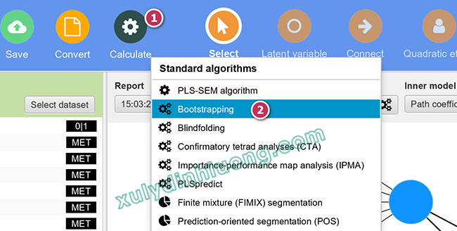 Bootstrapping trên SMARTPLS 4