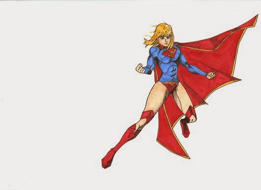 Supergirl 1 Coloured adjusted
