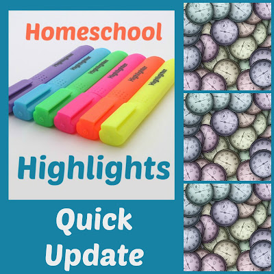 Homeschool Highlights - Qiuick Update on Homeschool Coffee Break @ kympossibleblog.blogspot.com - a weekly link-up for #homeschool posts #HomeschoolHighlights