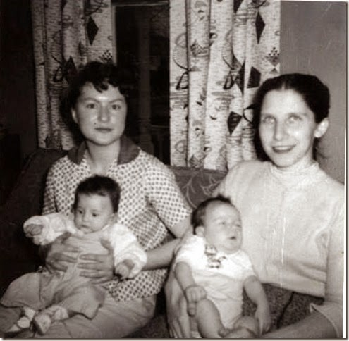 Beth with Marcia and Waneta with Timmy