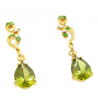 swarovski crystal drop earrings