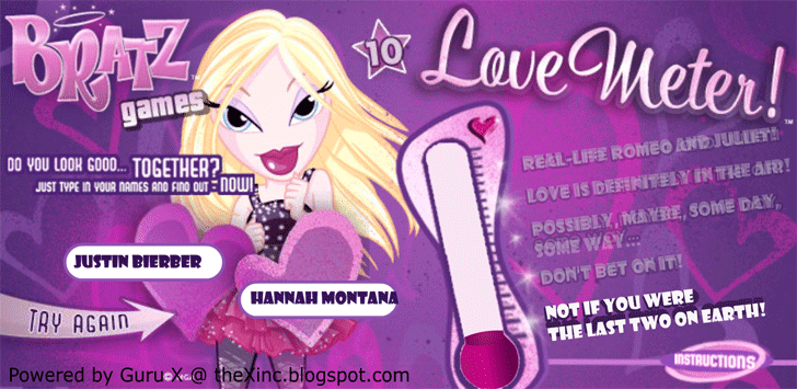 love meter. Bratz Lovemeter