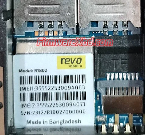 Revo R1802 Flash File MT6261