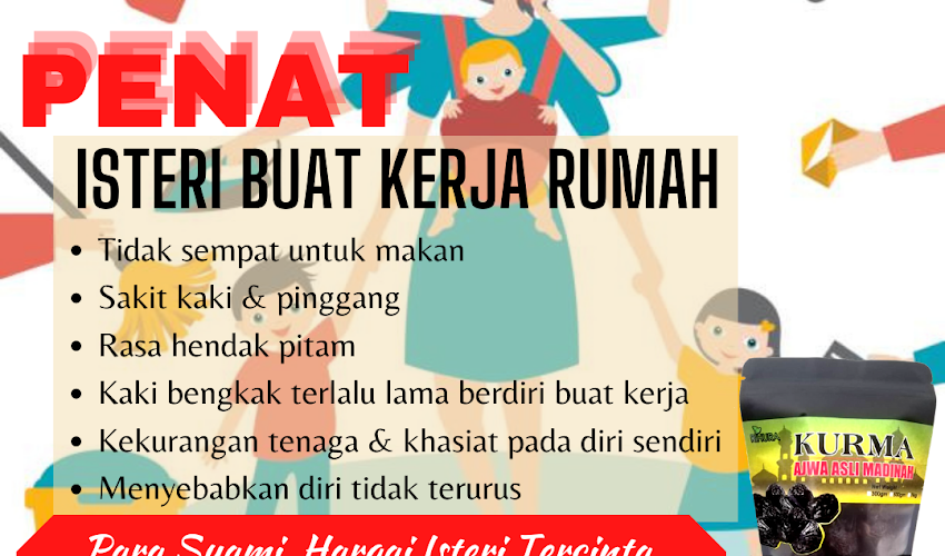 5 Rutin Harian Surirumah, Suami Wajib Tahu! 