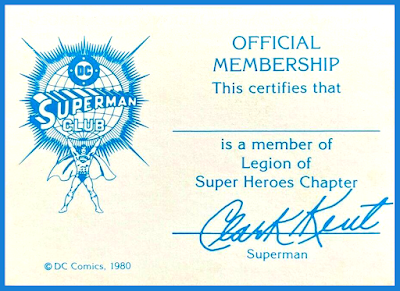 DC Superman Club : Membership Card