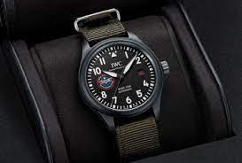 Reveja a IWC Pilot Relógio Mark XVIII Top Gun Edition SFTI réplica