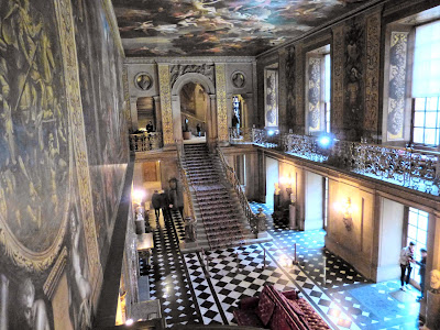 The Painted Hall, Chatsworth, from the balcony