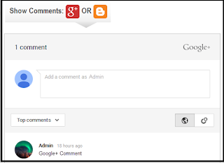 Menampilkan / Menyembunyikan Komentar Blogger dan Google+ Lalu Mengalihkannya