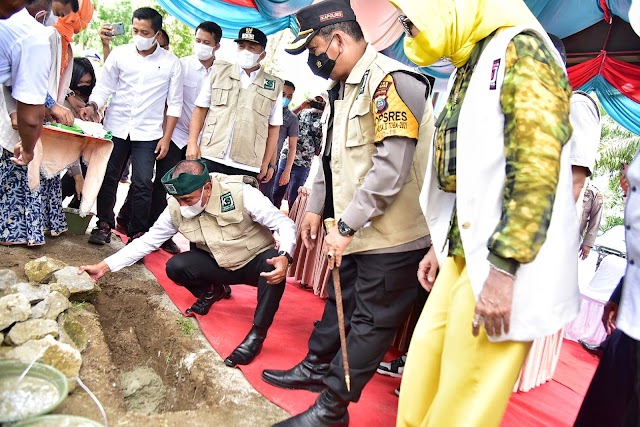 Edy Rahmayadi Resmikan Pembangunan Kampung Sedekah KSJ di Batubara