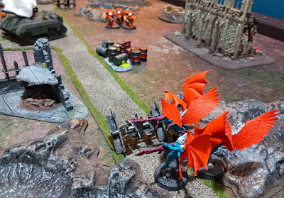 Warhammer 40k battle report: Drukhari vs Space Marines, 500pts