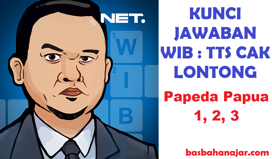 √ Kunci Jawaban WIB TTS Cak Lontong Papeda Papua 1, 2, 3 - BasBahanAjar.com