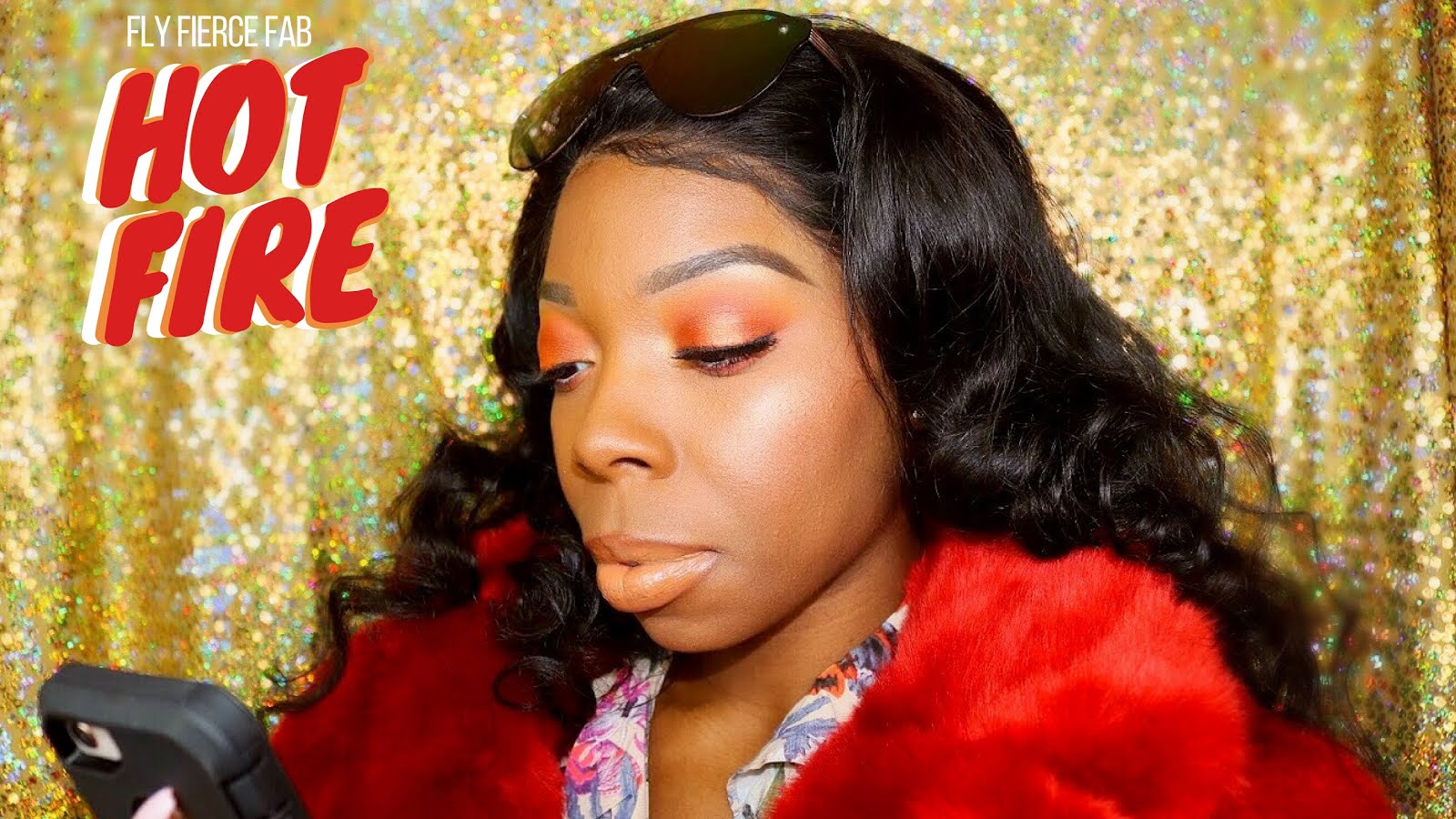 Hot Fire Easy Orange Halo Eye Makeup Tutorial Fly Fierce Fab