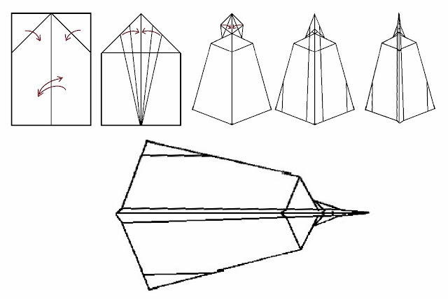 Avión de papel Wing 11