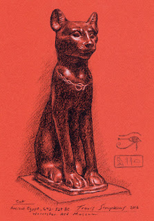 Cat. Ancient Egypt. Worcester Art Museum. by Travis Simpkins