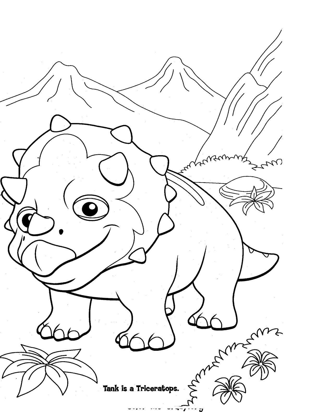 Download ColorMeCrazy.org: Dinosaur Train Coloring Pages