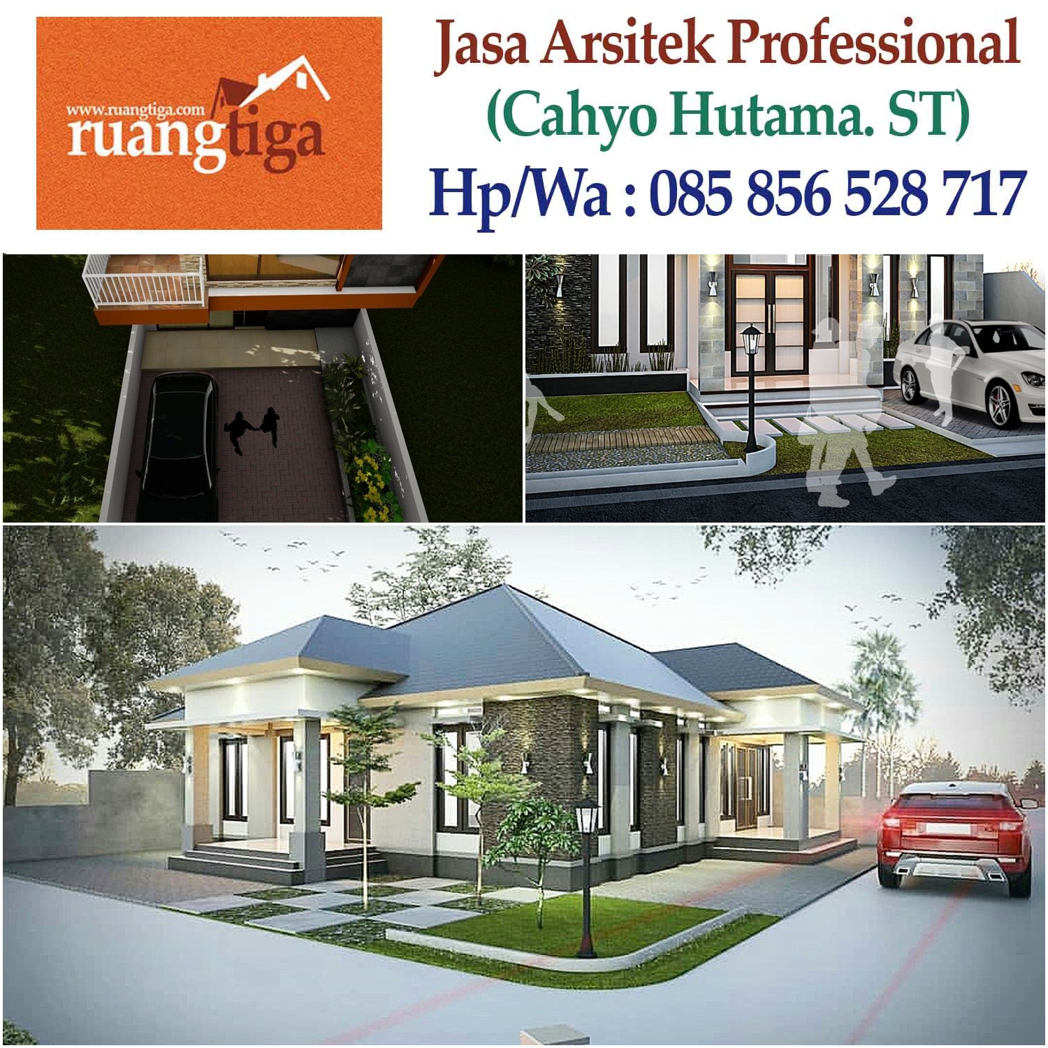085856528717 Jasa Arsitek Desain  Bangun Rumah kota bks 