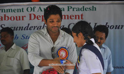 Allu Arjun at No Child Labour Event stills