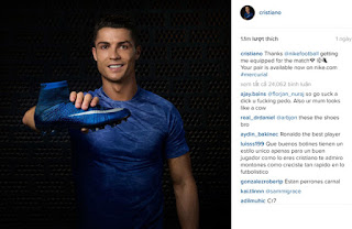 7 tỷ để xuất hiện trên facebook Ronaldo