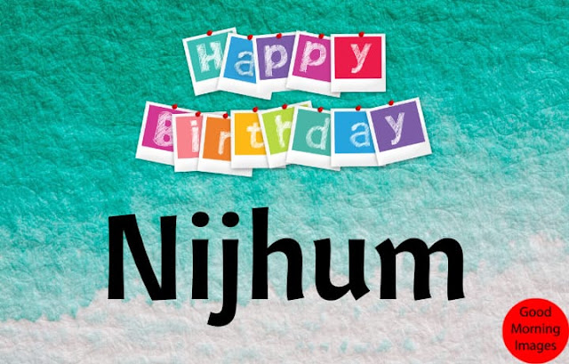 birth day wishes cake with name nijhum