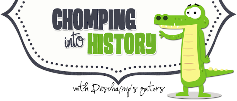 Chomping into History Blog Design