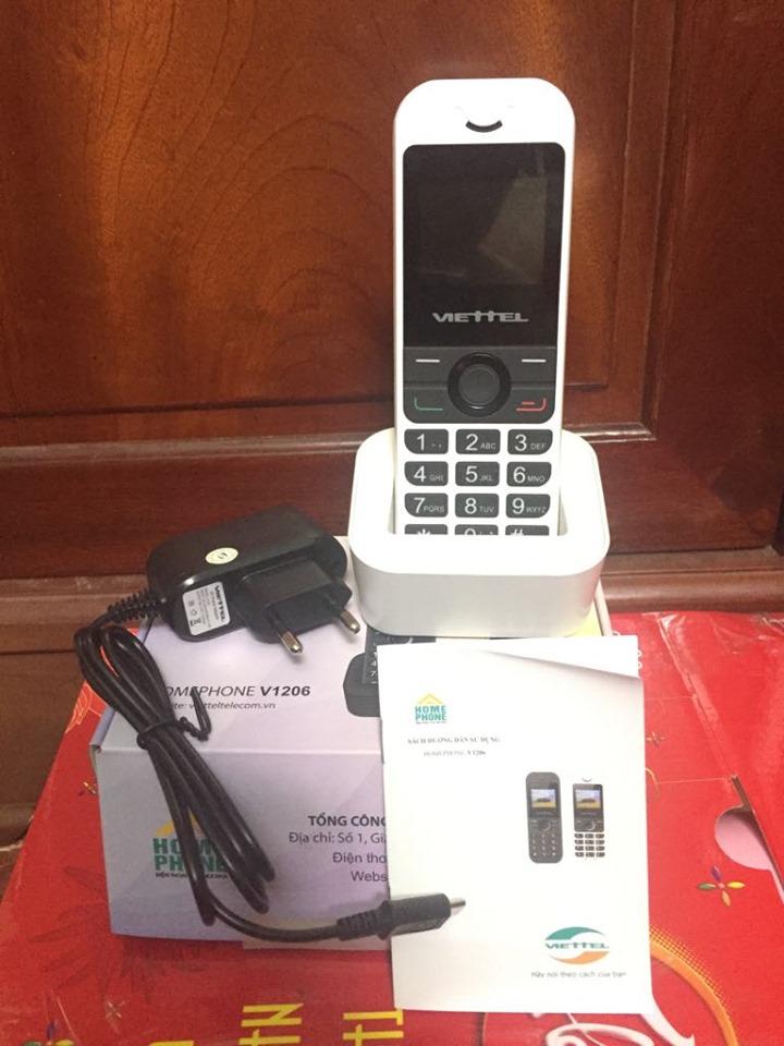 Viettel X1206 - Homephone cầm tay không dây lắp sim 