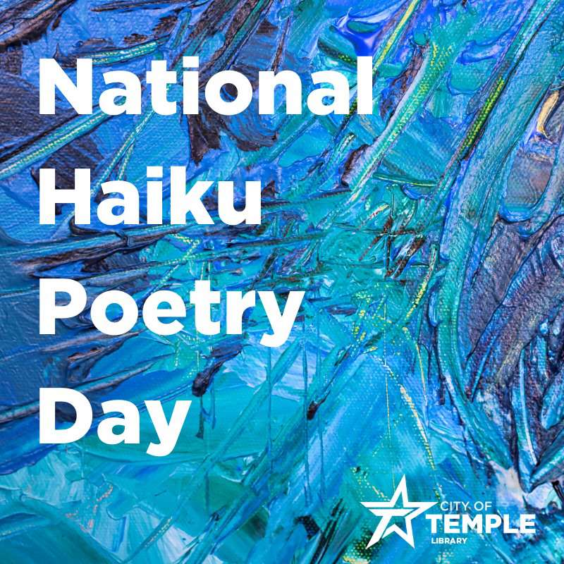 National Haiku Poetry Day Wishes Beautiful Image