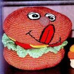 patron gratis hamburguesa amigurumi