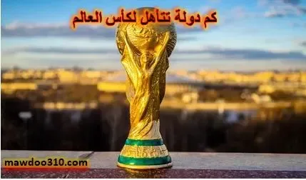 كم دولة تتأهل لكأس العالم