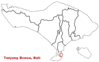 image: Tanjung Benoa Map location
