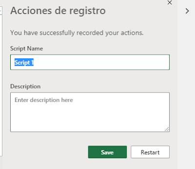 La nueva aventura del Office Scripts en Excel