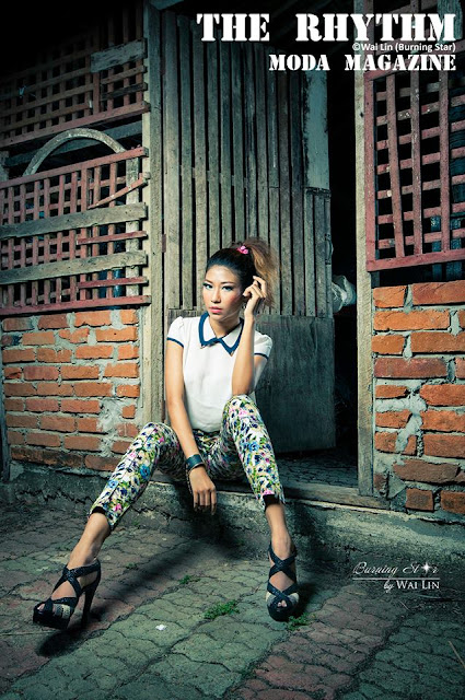 new face model from moda magazine ni ni min thu