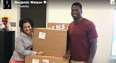 NFL star Benjamin Watson donates ultrasound machines to save lives