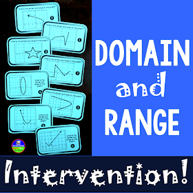 Teaching ideas for domain and range in special education algebra 2