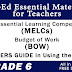 DepEd Essential Materials for Teachers in GRADE 6 (MELC, BOW, TG)