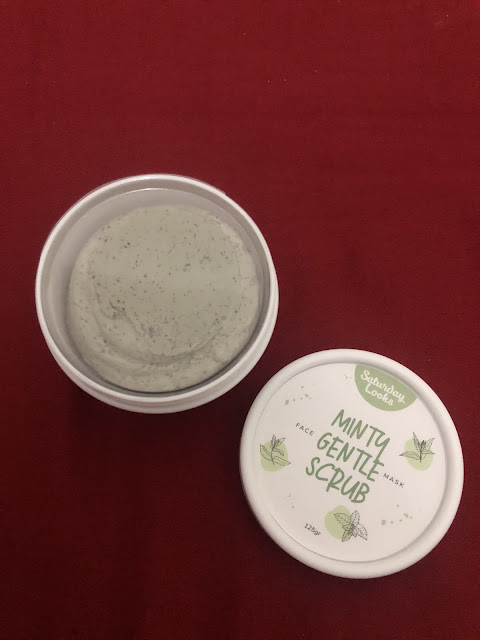 REVIEW MASKER SATURDAY LOOKS MINTY GENTLE SCRUB