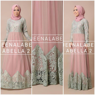 Abella vol.2 by Queenalabels Pink hijau