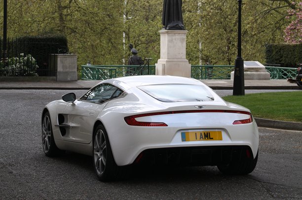 The Aston Martin One-77 in London