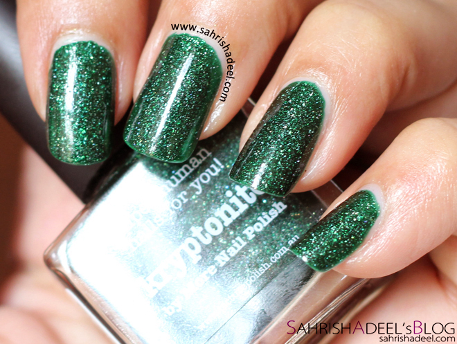 piCture pOlish Kryptonite by More Nail Polish - Review & Swatches